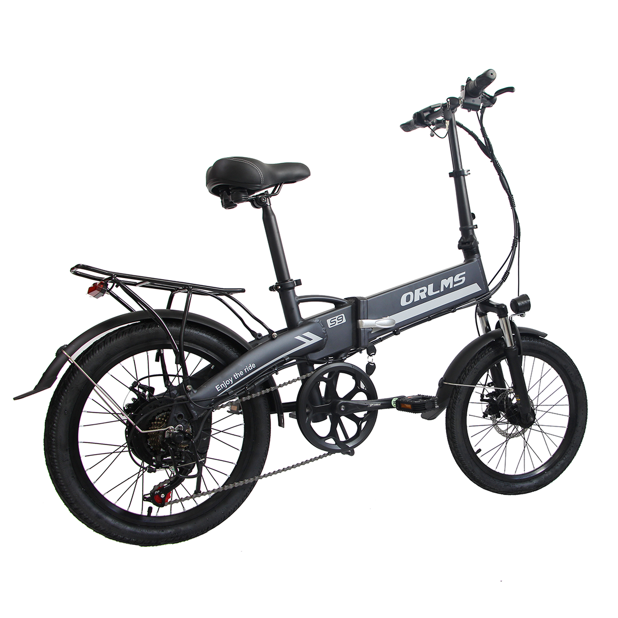 Voir la diapositive 3 : ORLMS Vélo électrique pliant ORLMS S9, moteur 500 W