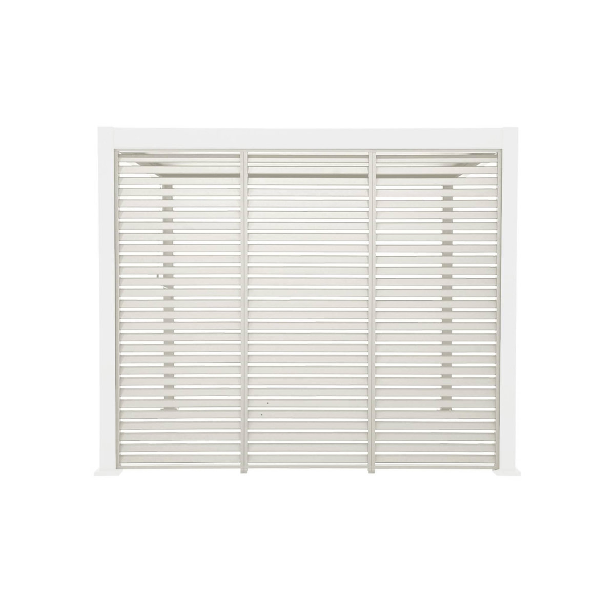 SWEEEK Lot de 3 persiennes 100cm pour pergola bioclimatique aluminium 3x3m V2 4x3m 6x3m Triomphe