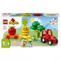 LEGO DUPLO 10982 - Le tracteur des fruits et légumes, Jouet à Empiler et à Trier par Couleur pour les Bébés et Enfants Âgés de 1,5 à 3 Ans, Jeu Éducatif