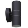 Voir la diapositive 5 : VIDAXL Applique murale LED d'exterieur 2 pcs Acier inoxydable haut bas
