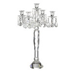 Paris Prix Chandelier 5 Branches  Crystal  65cm Transparent