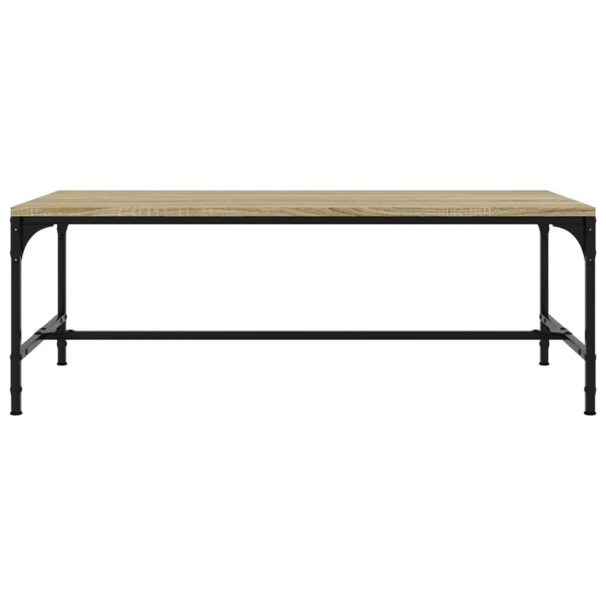VIDAXL Table basse Chene sonoma 100x50x35 cm Bois d'ingenierie
