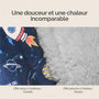 Voir la diapositive 4 : VIVEZEN Sweat à capuche, plaid, couverture, pull - Sherpa et flanelle - Enfant - Espace