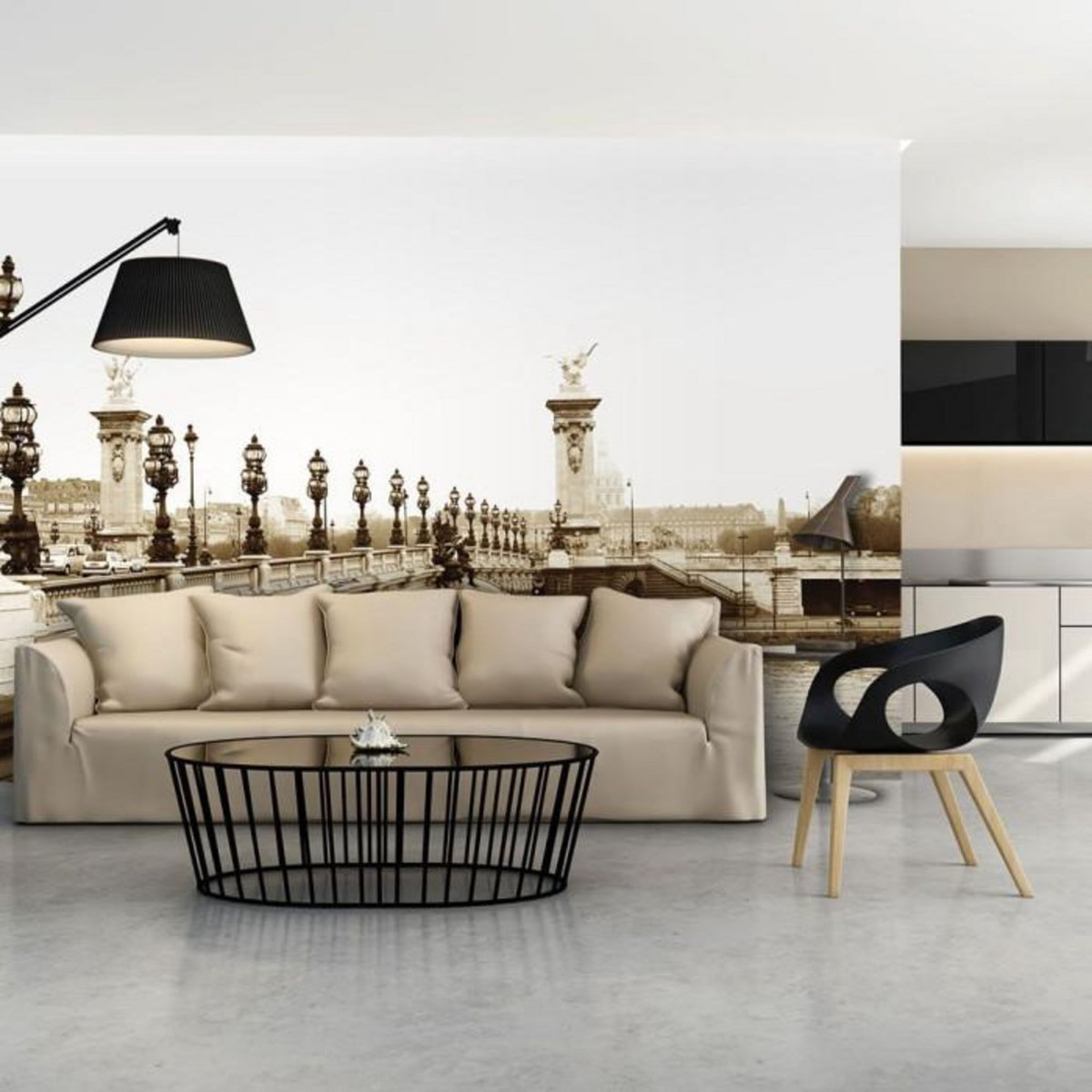 Paris Prix Papier Peint  Pont Alexandre III, Paris II  270x450cm