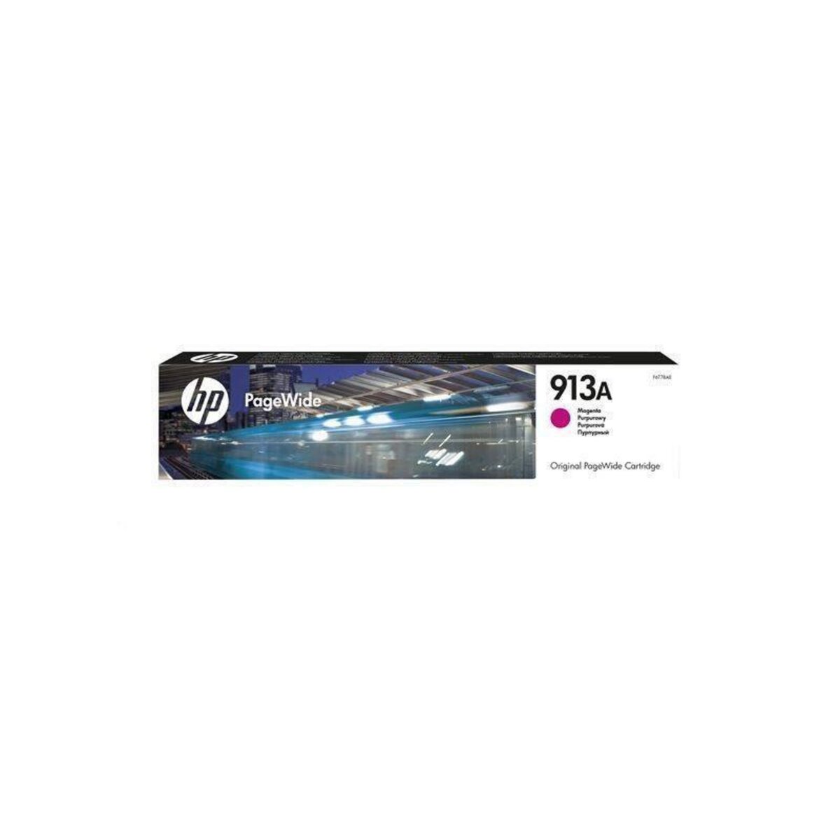 HP HP 913A cartouche dencre magenta authentique pour HP PageWide 377/452/477 F6T78AE
