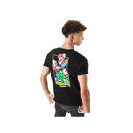 CAPSLAB T-Shirt homme Super Mario. Coloris disponibles : Noir