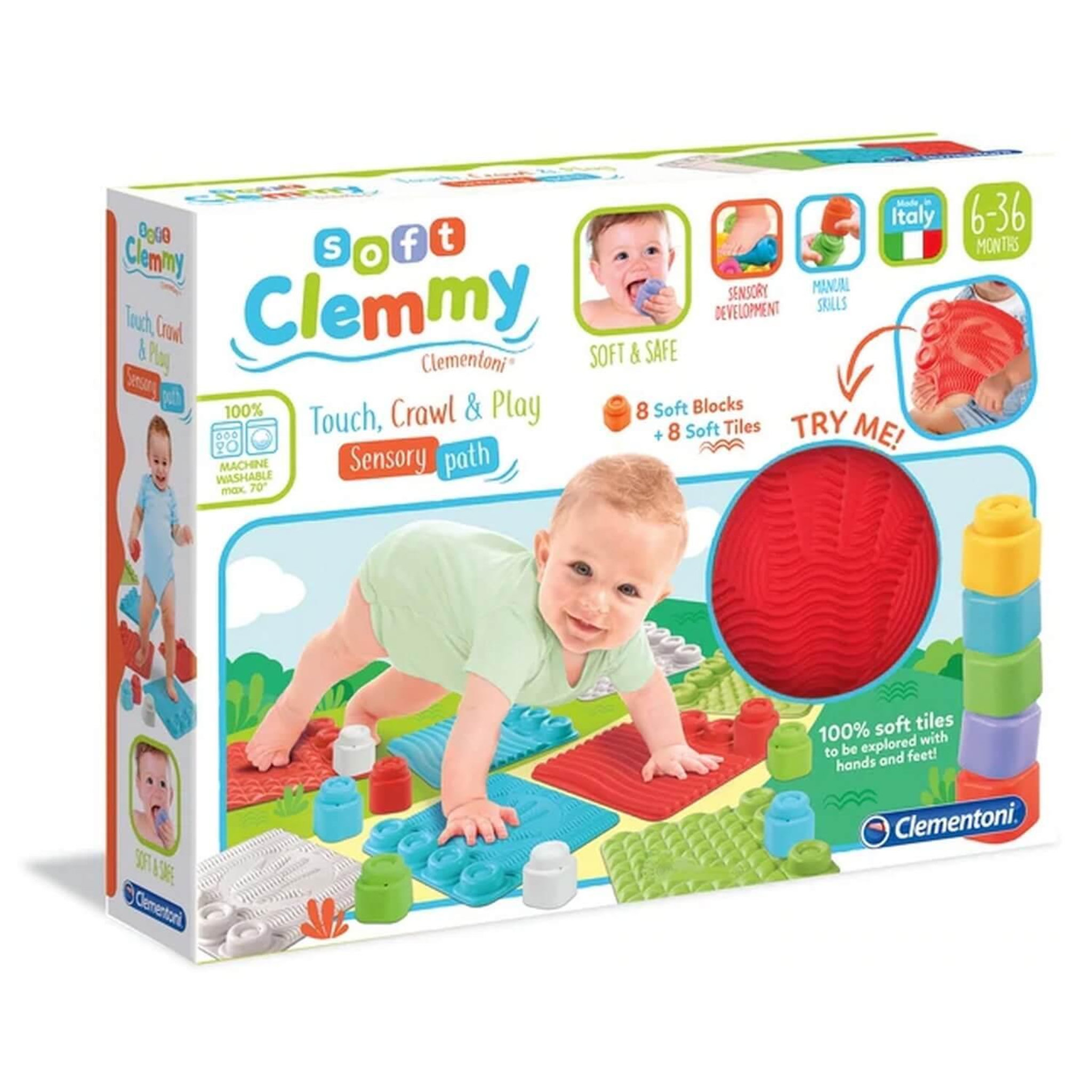 Voir la diapositive 4 : CLEMENTONI Tapis sensoriel Clementoni Clemmy en caoutchouc souple