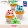 Voir la diapositive 2 : ZENKER Lot de 100 moules à muffin en papier 7 cm Zenker Smart Pastry