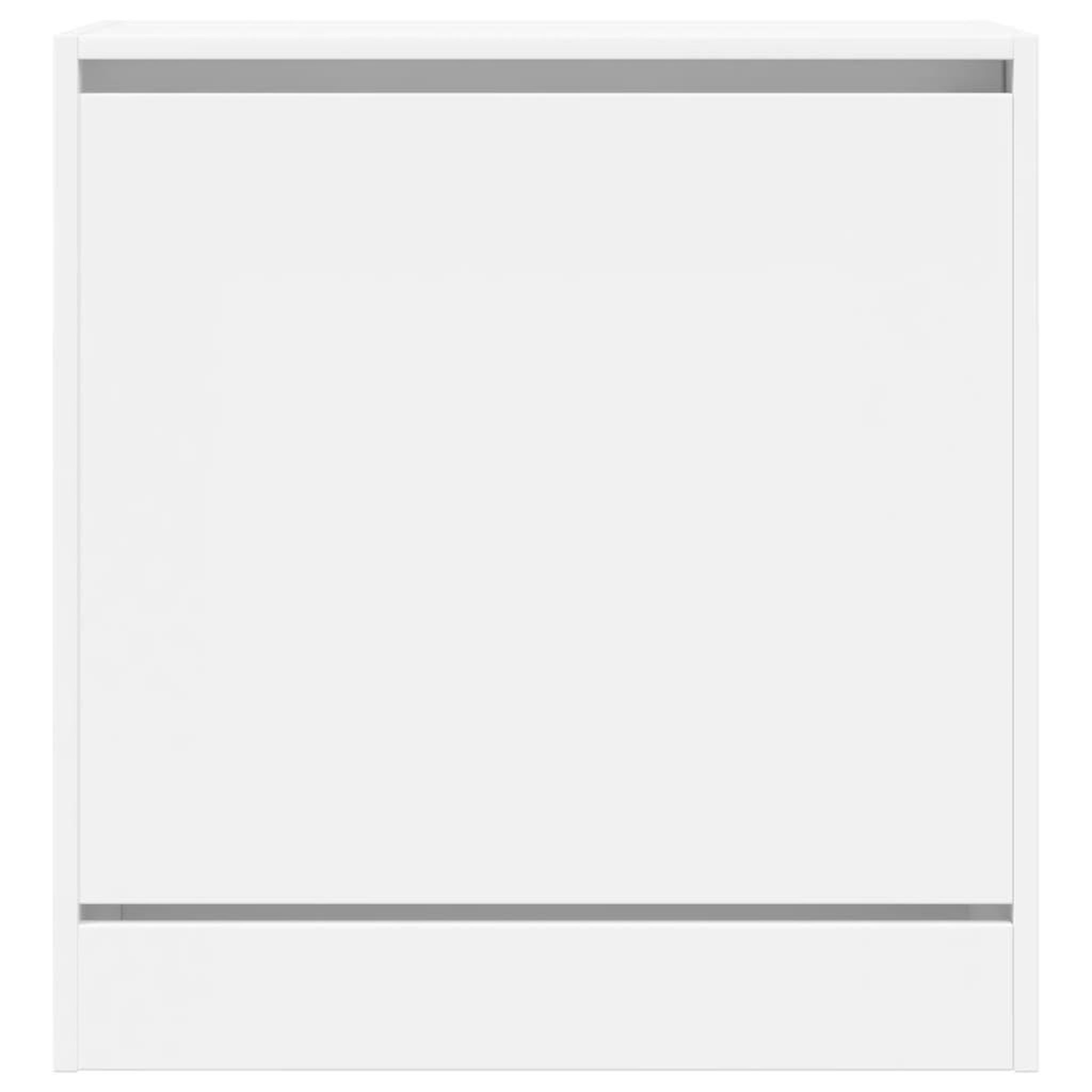 Voir la diapositive 5 : VIDAXL Armoire a chaussures blanc 60x34x63,5 cm bois d'ingenierie