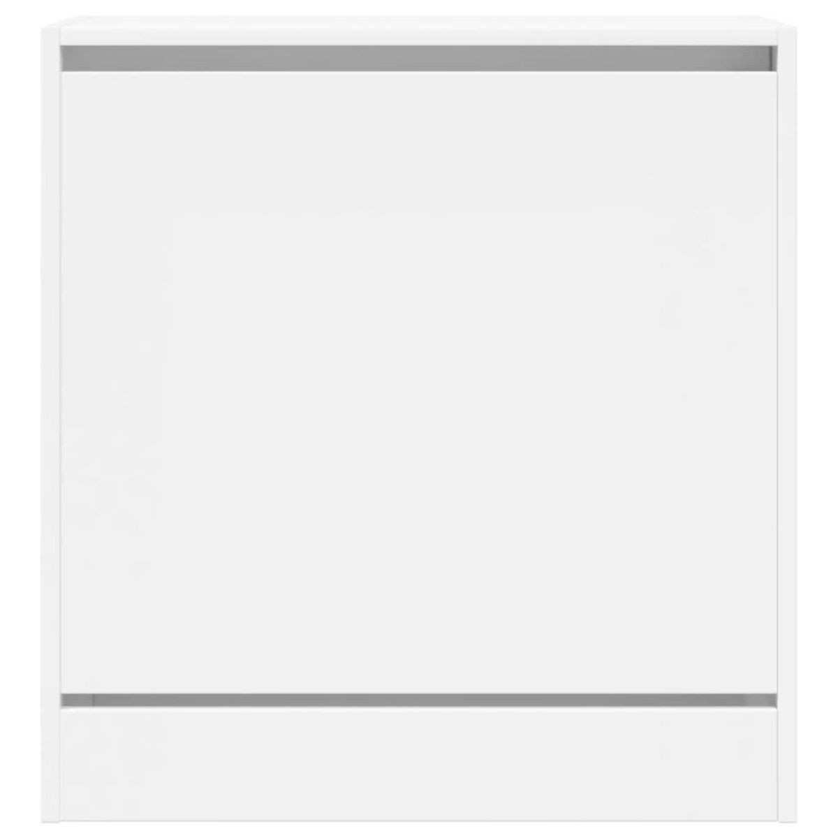 VIDAXL Armoire a chaussures blanc 60x34x63,5 cm bois d'ingenierie