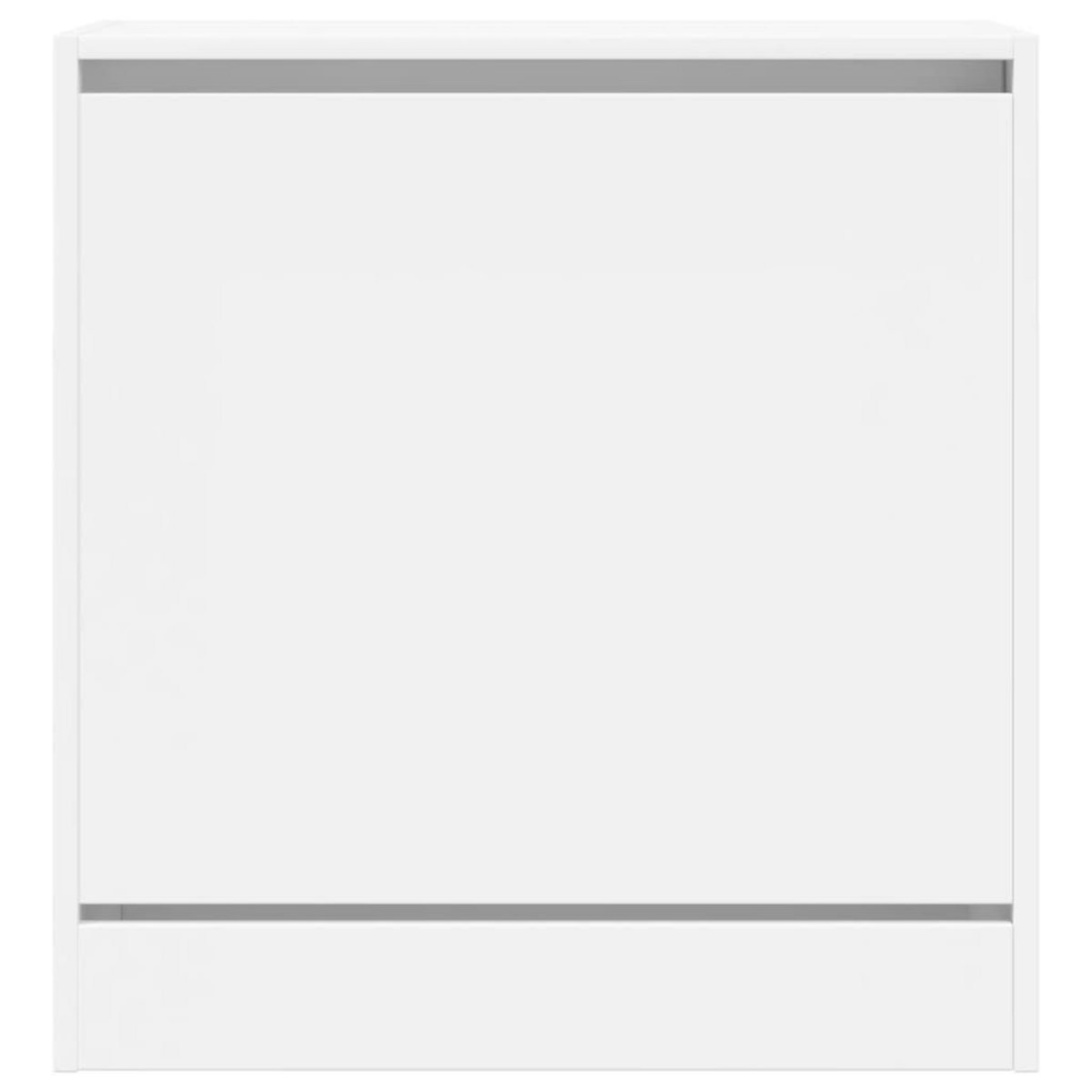 VIDAXL Armoire a chaussures blanc 60x34x63,5 cm bois d'ingenierie