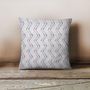 Voir la diapositive 2 : HOME MANIA Housse de coussin enfant Vagan - L. 43 x l. 43 cm - Blanc