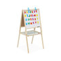 Voir la diapositive 1 : SWEEEK Tableau double face en bois pour enfant. craie et tableau blanc avec accessoires fournis