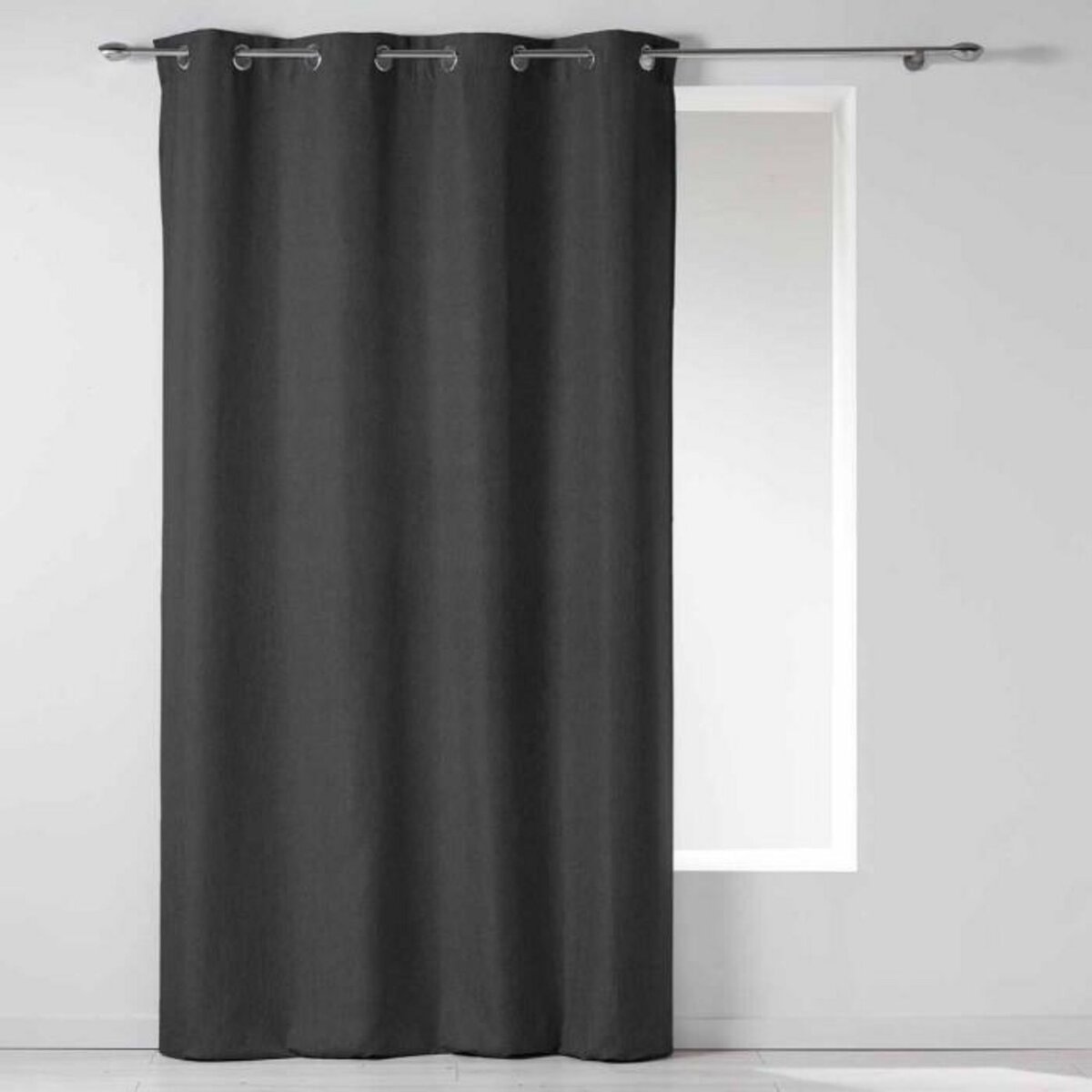Paris Prix Rideau à Œillets  Newton  140x260cm Charbon