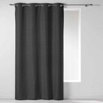 Paris Prix Rideau à Œillets  Newton  140x260cm Charbon