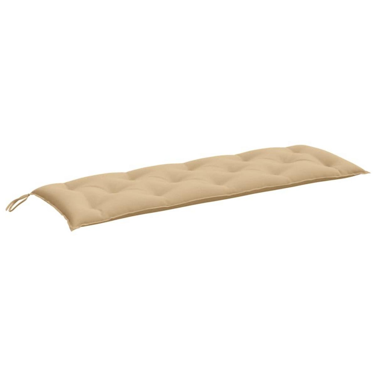 VIDAXL Coussin de banc de jardin beige melange 150x50x7 cm tissu