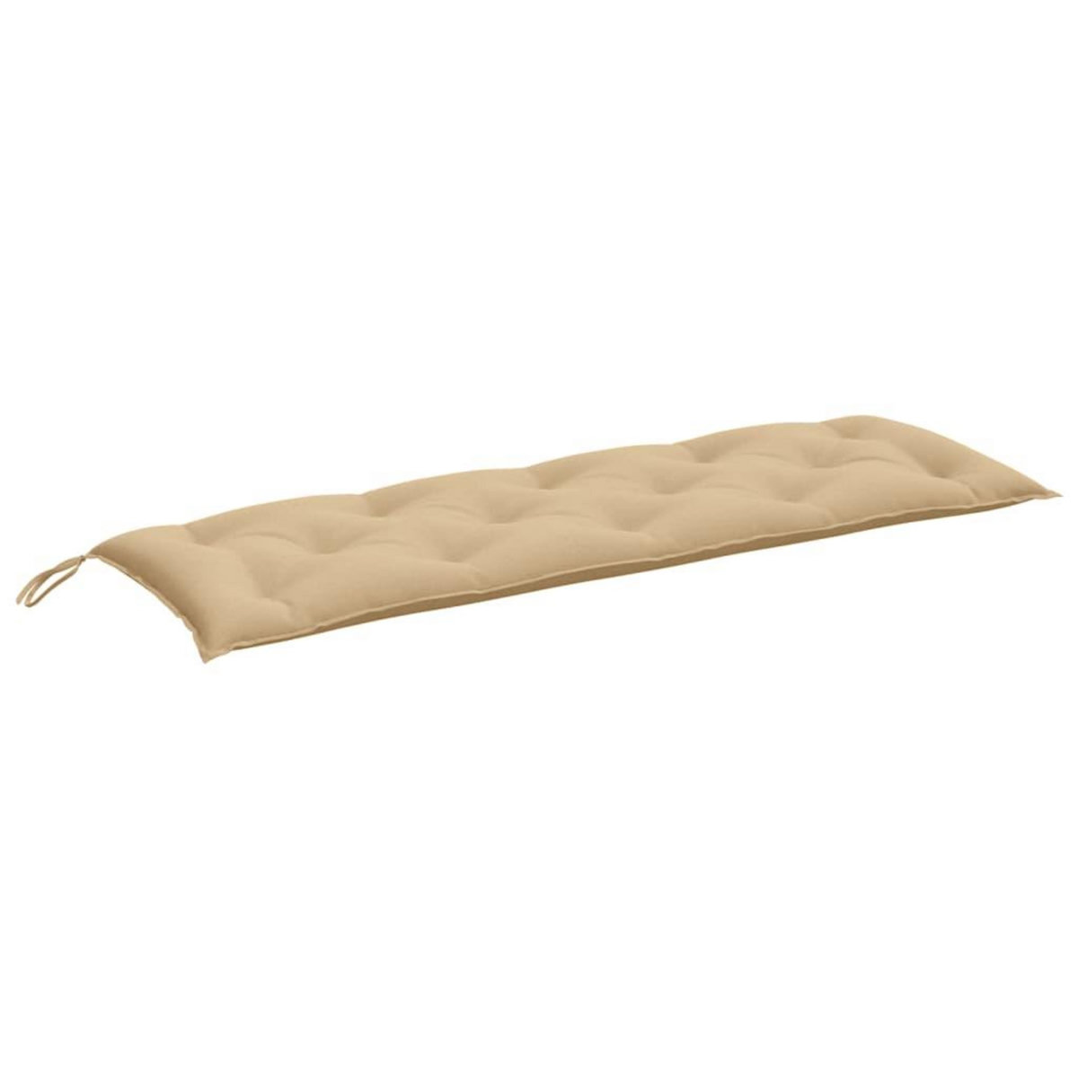 VIDAXL Coussin de banc de jardin beige melange 150x50x7 cm tissu