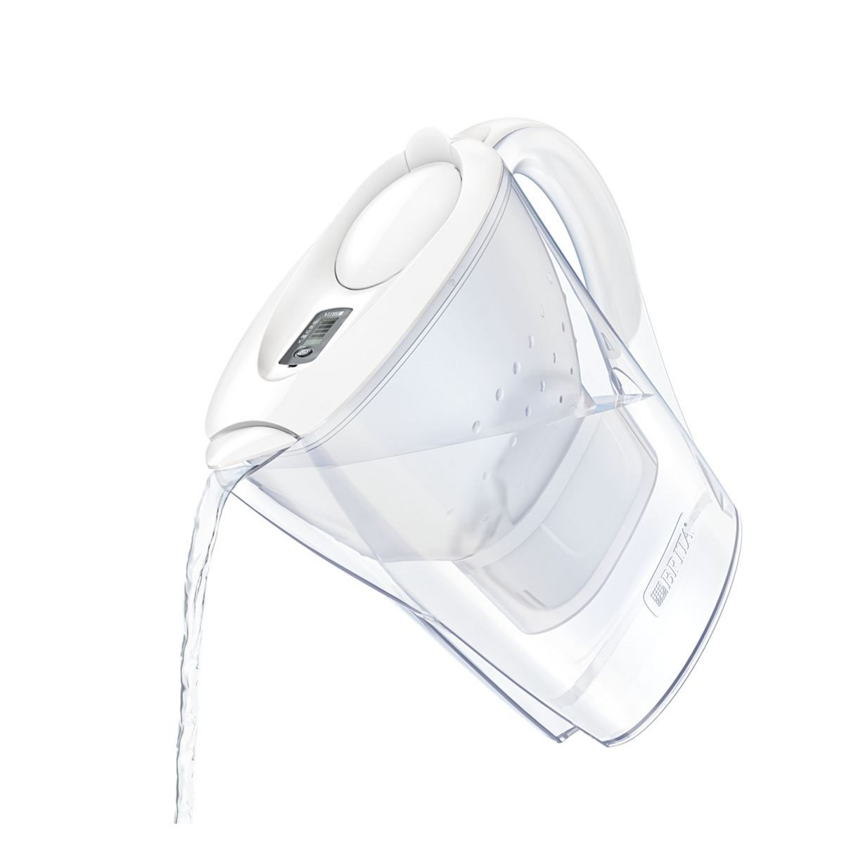 BRITA Carafe filtrante MARELLA Blanche + 2 cartouches MAXTRA+