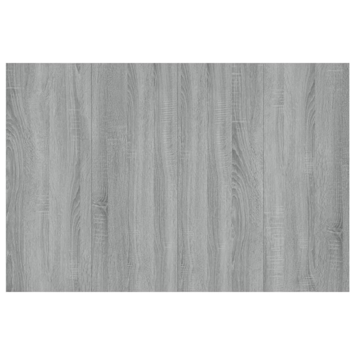 VIDAXL Tete de lit Sonoma gris 120x1,5x80 cm Bois d'ingenierie