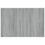 Voir la diapositive 5 : VIDAXL Tete de lit Sonoma gris 120x1,5x80 cm Bois d'ingenierie
