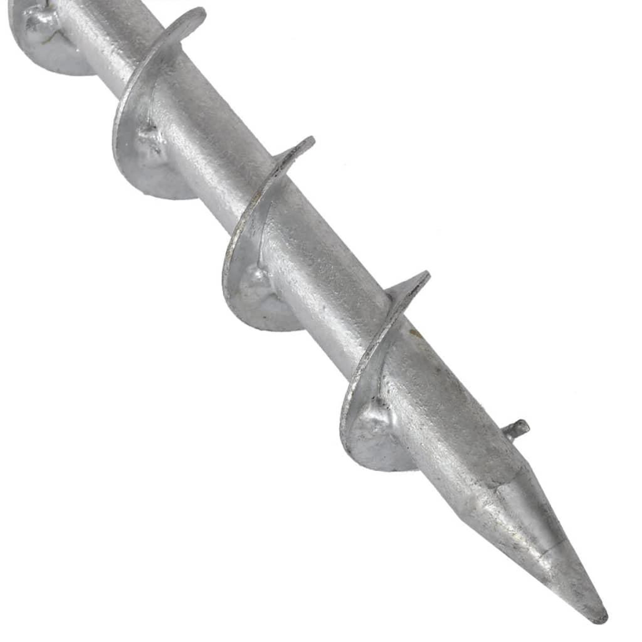 Voir la diapositive 5 : VIDAXL Support de parasol 55 cm acier galvanise
