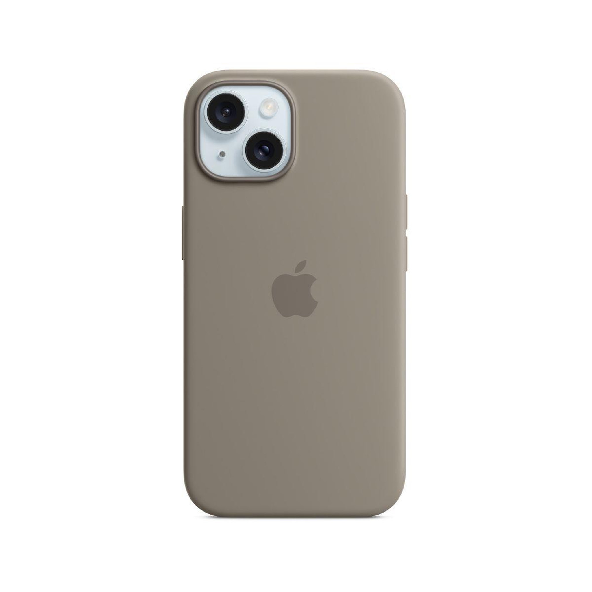 Voir la diapositive 2 : APPLE Coque iPhone 15 MagSafe silicone Argile