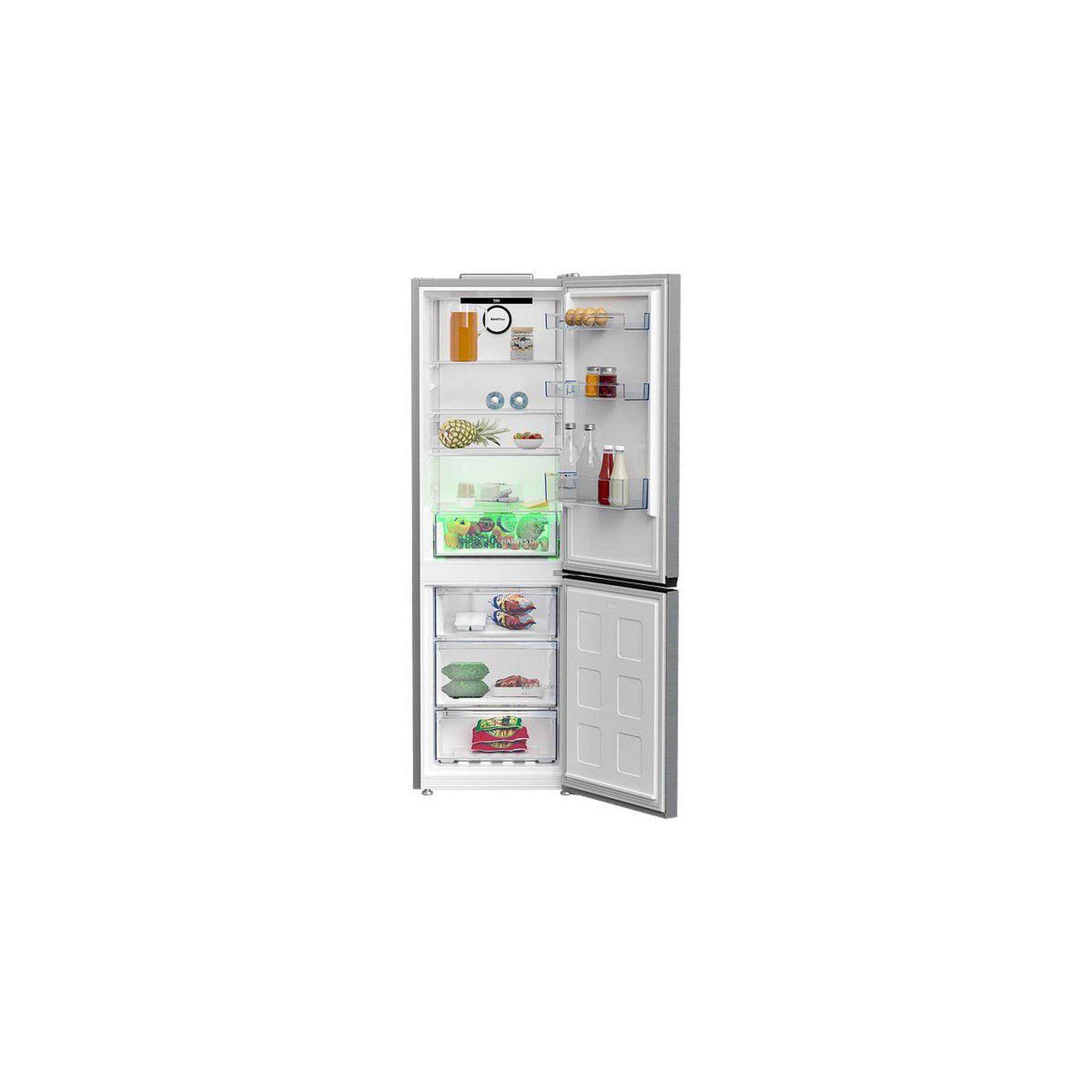 Voir la diapositive 3 : Beko Réfrigérateur combiné B5RCNE366HXB1