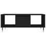 Voir la diapositive 5 : VIDAXL Table basse Noir 90x50x36,5 cm Bois d'ingenierie