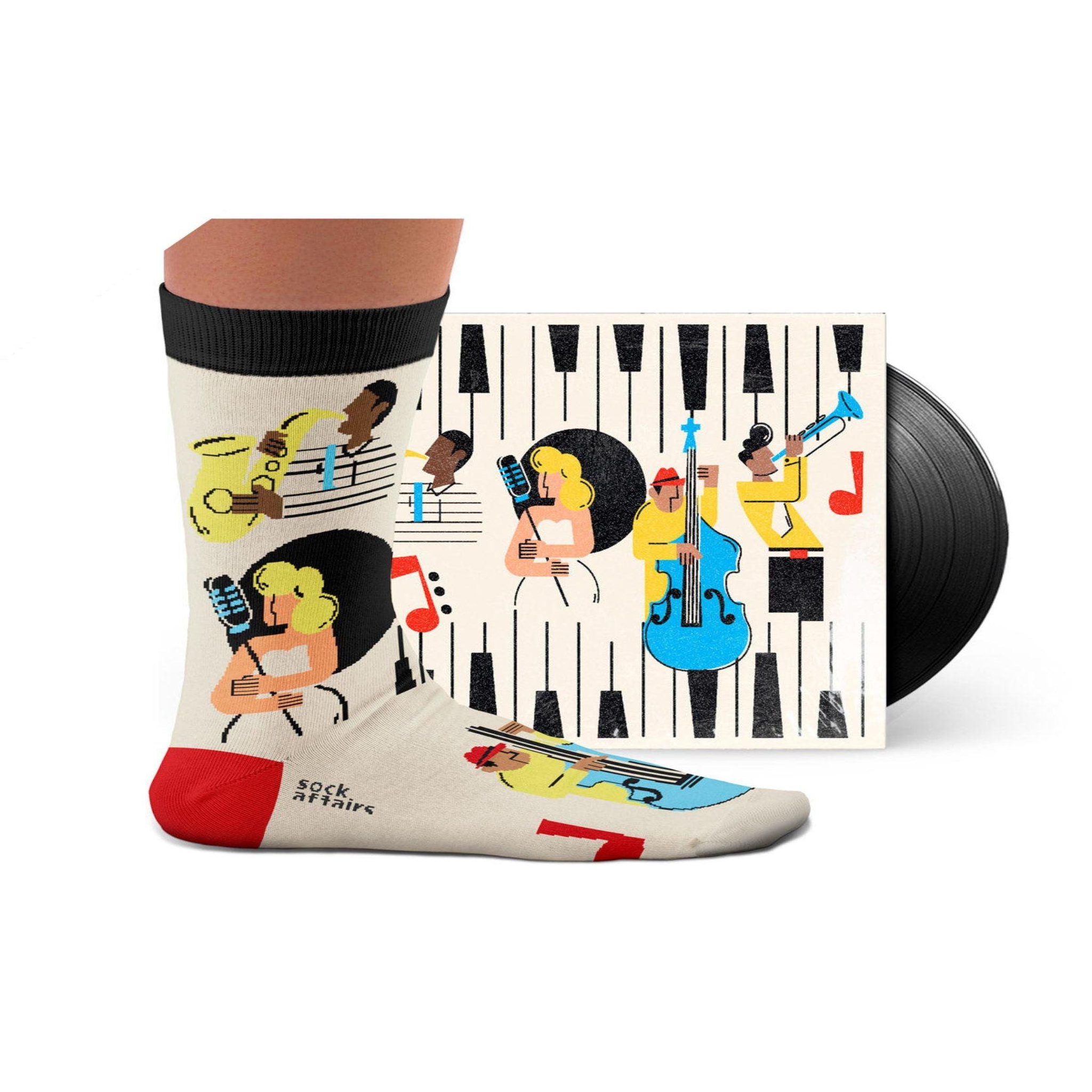 Voir la diapositive 2 : SOCK AFFAIRS Chaussettes jazz it up