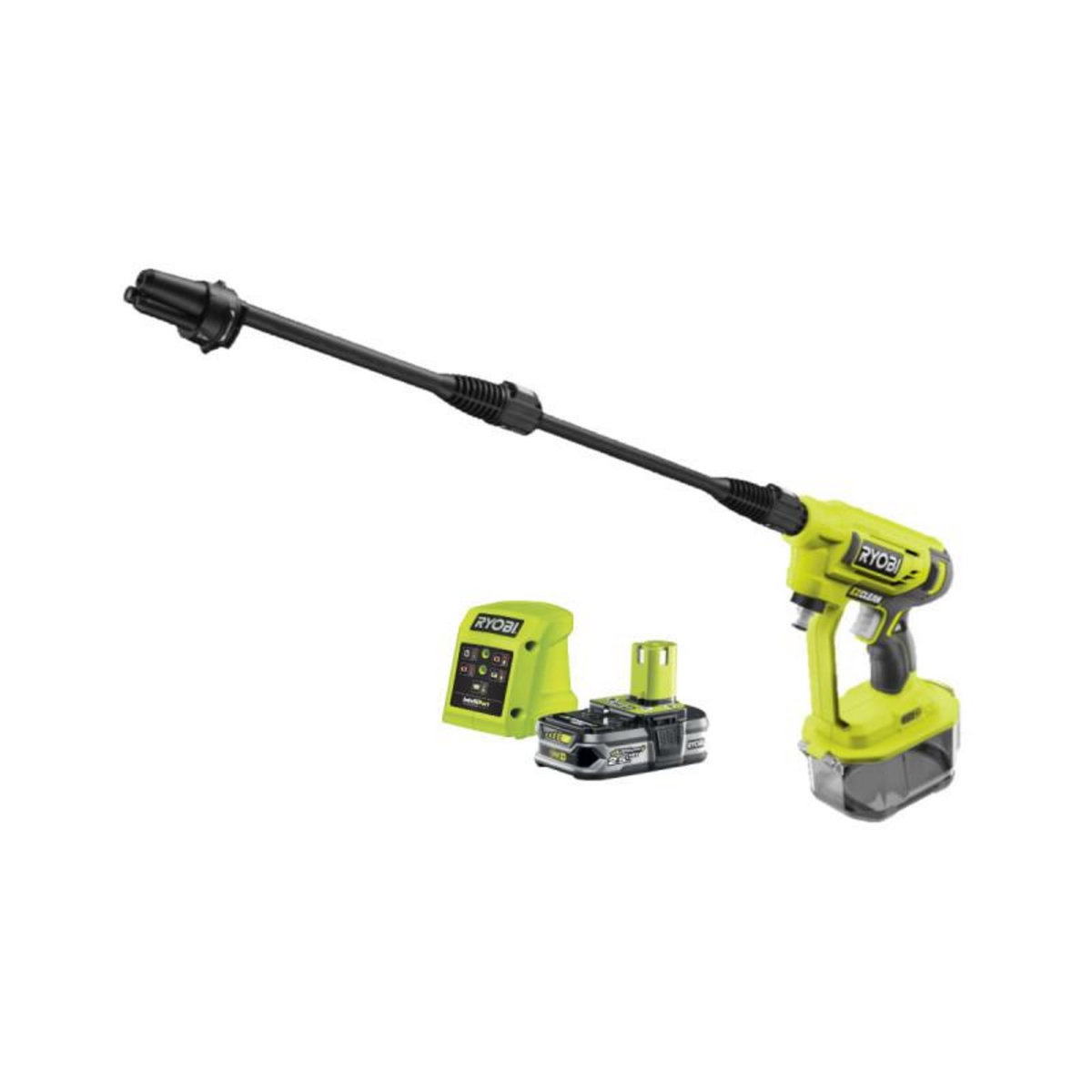 Ryobi Pistolet à pression RYOBI 18V One+ - 1 batterie 2.5Ah 1 chargeur RY18PW22A-125