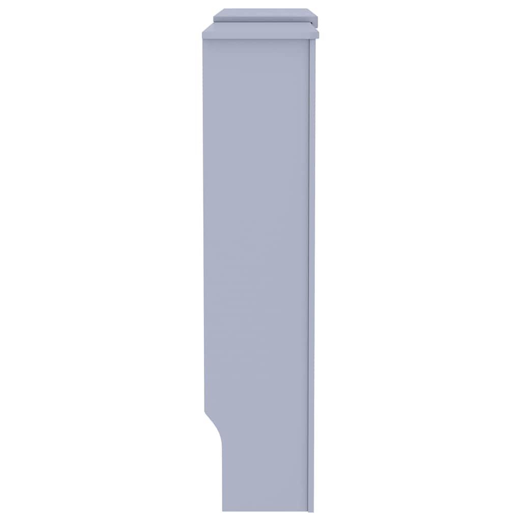 Voir la diapositive 5 : VIDAXL Cache-radiateur MDF Gris 205 cm