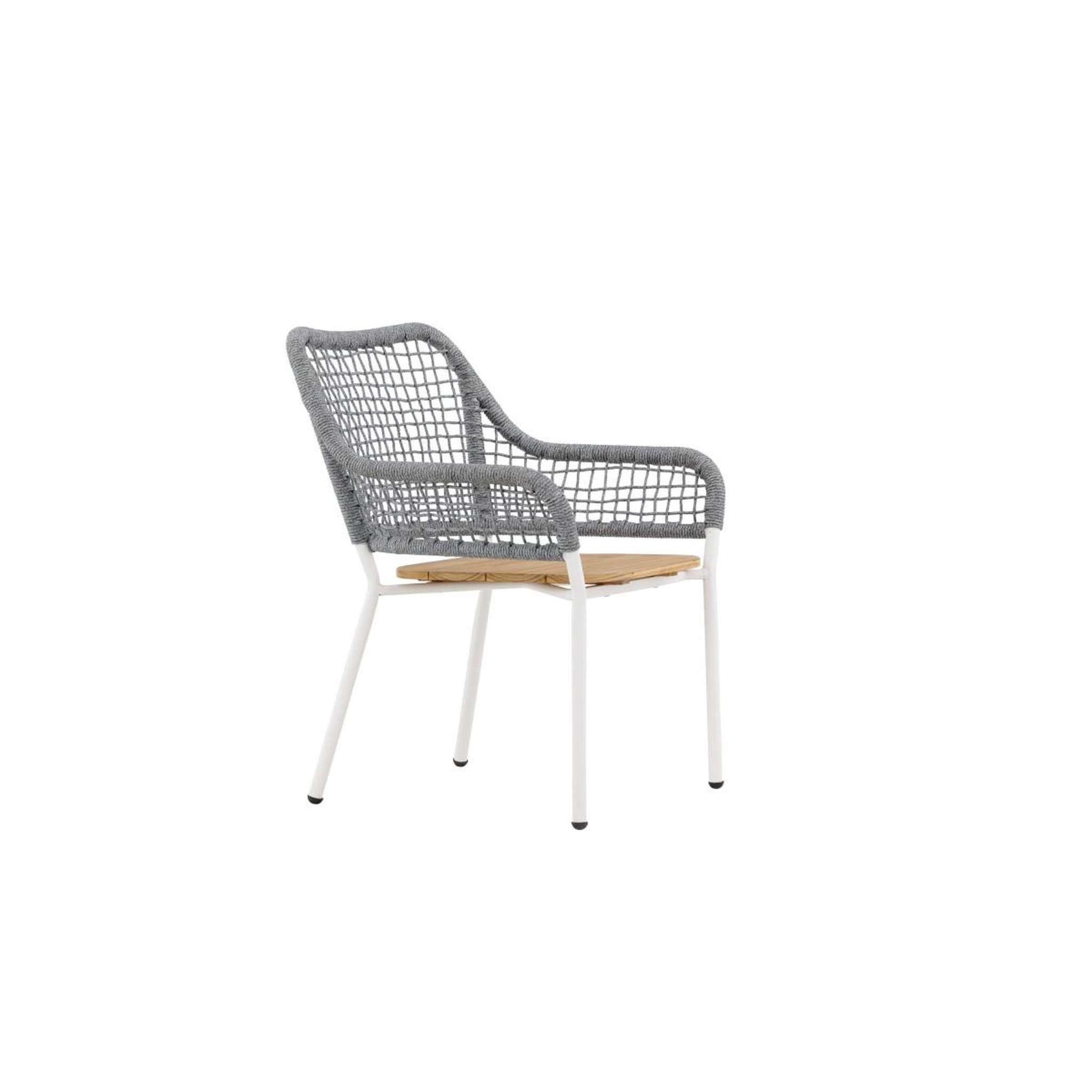 Voir la diapositive 3 : Paris Prix Chaise de jardin  amora  88cm gris