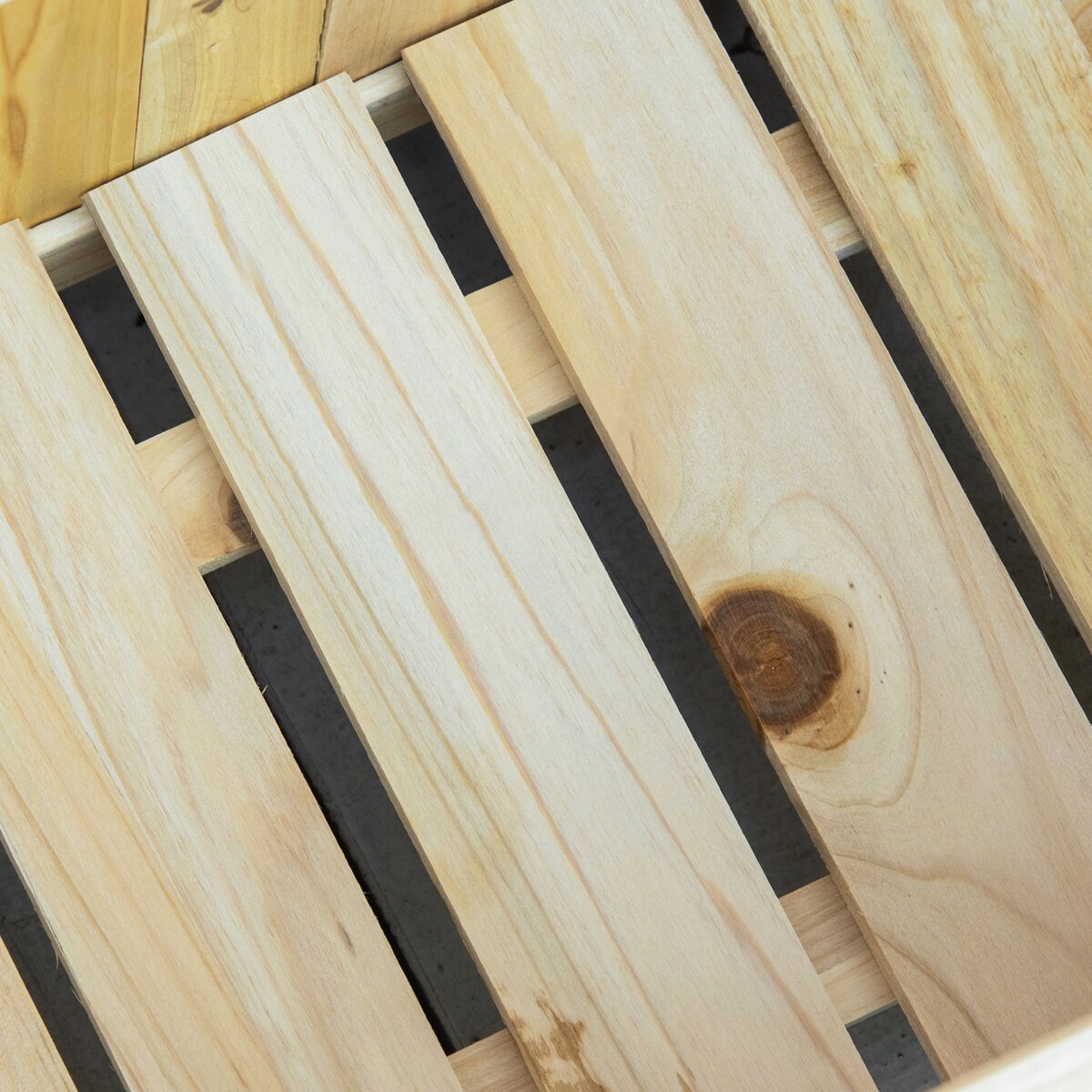 OUTSUNNY Jardinière sur pied pliable bac à fleurs dim. 70L x 30l x 25H cm corps aspect lattes bois sapin pré-huilé