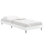 Voir la diapositive 3 : VIDAXL Cadre de lit sans matelas blanc brillant 75x190 cm