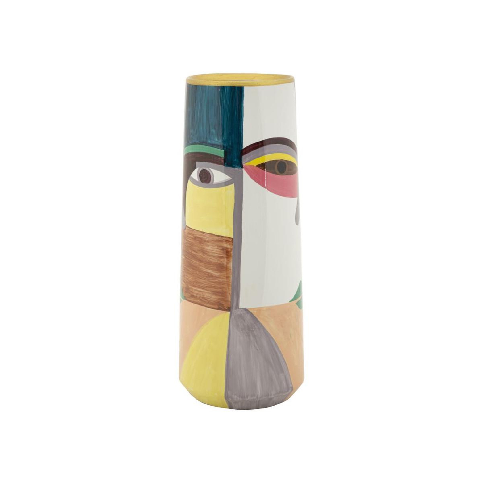 Voir la diapositive 2 : Paris Prix Vase design en céramique  piccassy  40cm multicolore
