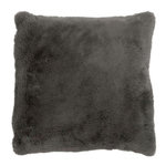 Paris Prix Coussin Imitation Fourrure  Cutie  45x45cm Gris Foncé