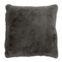 Voir la diapositive 1 : Paris Prix Coussin Imitation Fourrure  Cutie  45x45cm Gris Foncé