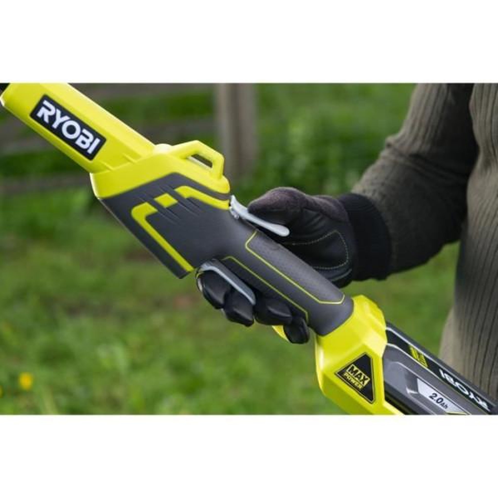 Voir la diapositive 4 : Ryobi RYOBI - Élagueur sur perche 36V MAXPOWER - guide 25 cm - tube télescopique (2,4 - 2,9 m) - sans batterie ni chargeur - RY36PP2