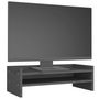 Voir la diapositive 4 : VIDAXL Support de moniteur Gris 50x24x16 cm Bois de pin solide