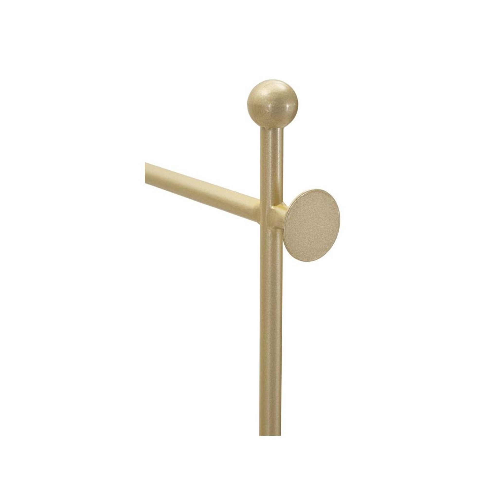 Voir la diapositive 4 : Paris Prix Porte-serviettes en métal  flish  121cm or