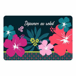 Paris Prix Set de Table Imprimé  Hawai  44cm Multicolore