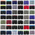 FREEGUN Lot de 12 boxers homme en coton modèles aléatoires Pack surprise. Coloris disponibles : Noir