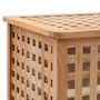 Voir la diapositive 5 : VIDAXL Coffre a linge 39 x 39 x 65 cm Bois de noyer massif