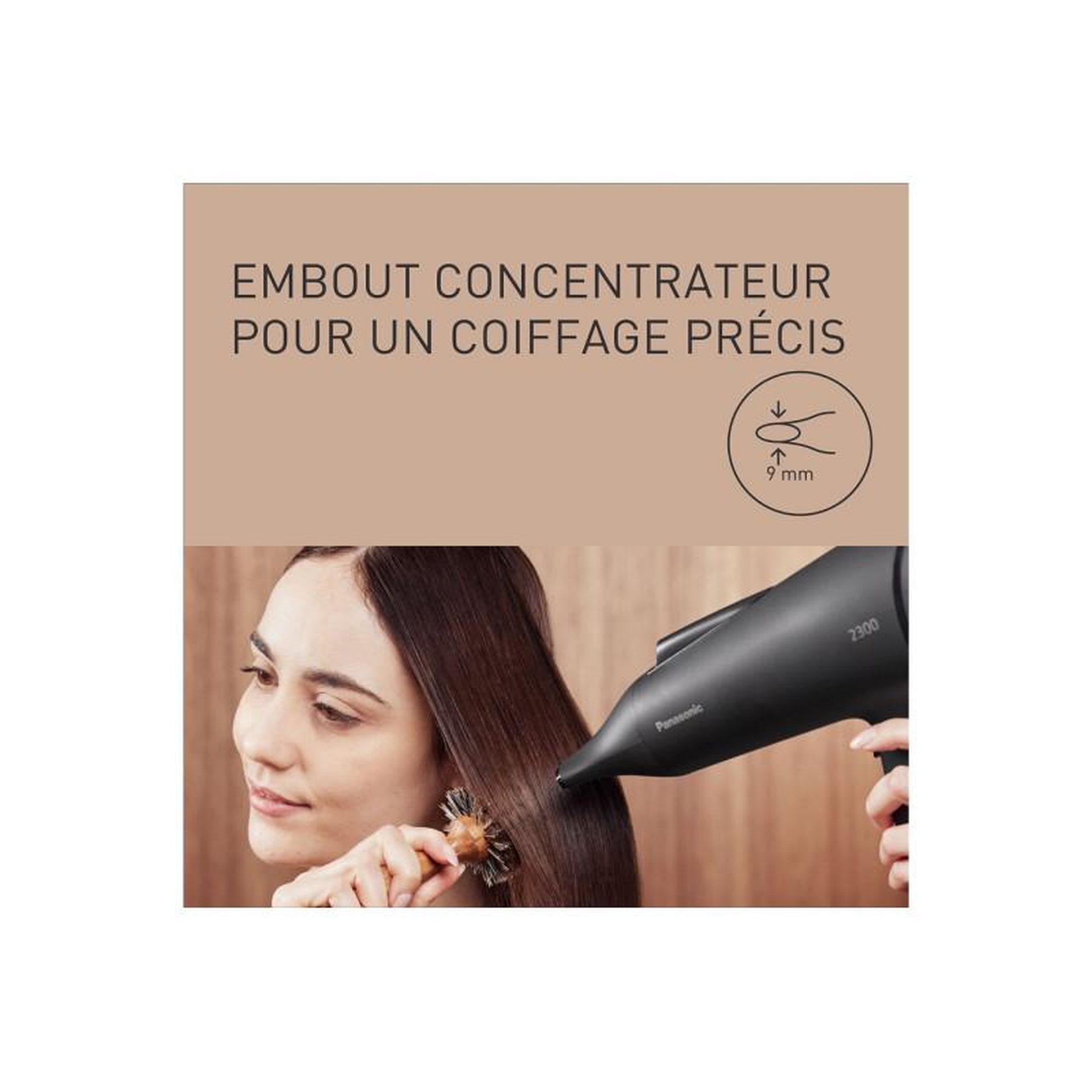 Voir la diapositive 6 : PANASONIC Sèche cheveux Panasonic EH NE87 K825 NOIR