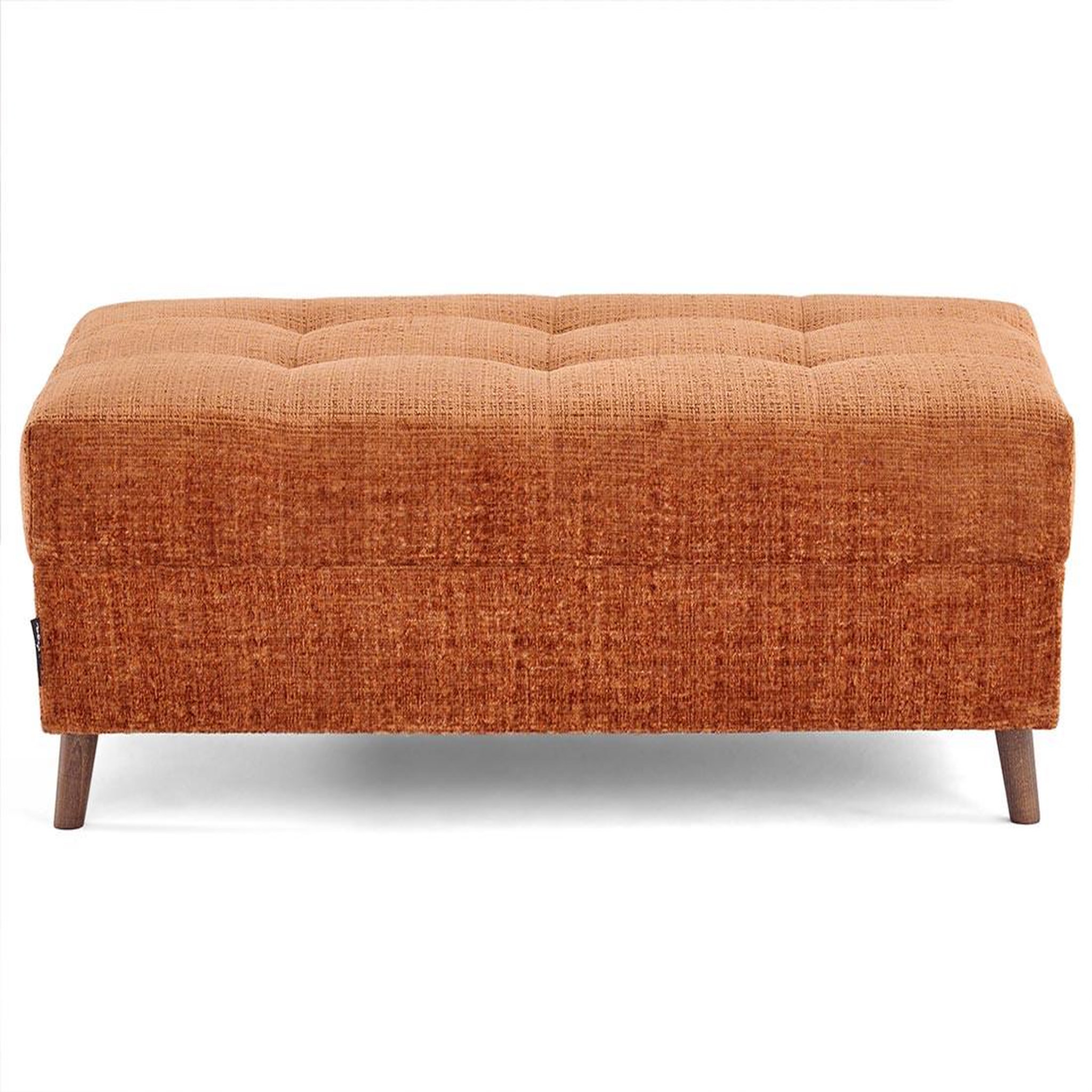 Voir la diapositive 1 : LISA DESIGN Rune - pouf en velours texturé