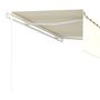 Voir la diapositive 5 : VIDAXL Auvent automatique retractable avec store 4x3 m Creme