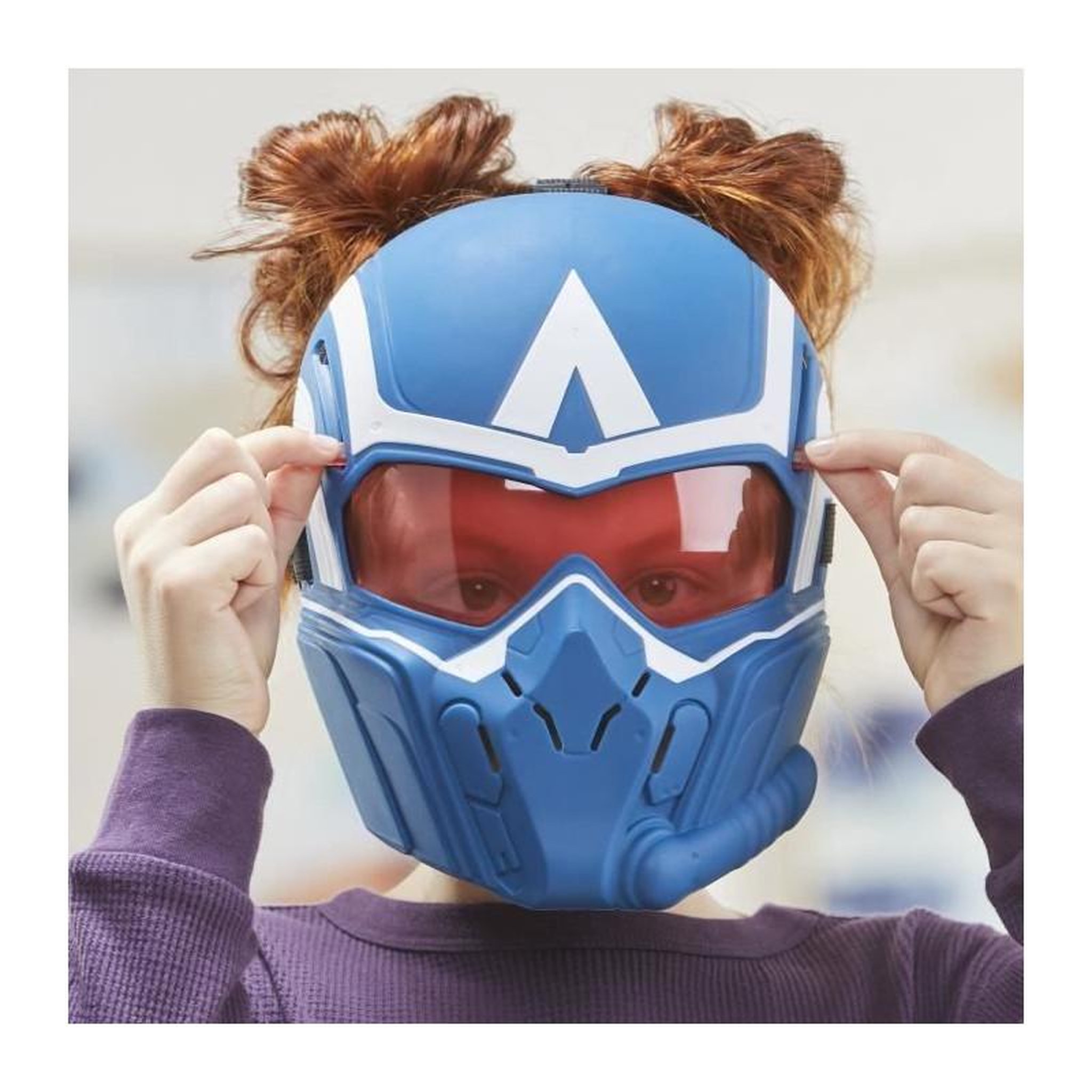 Voir la diapositive 5 : Marvel Masque Marvel Captain America Bleu