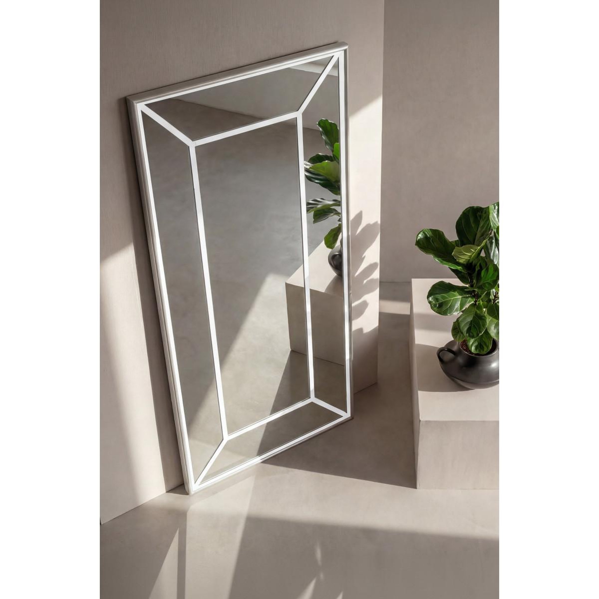 Voir la diapositive 4 : Paris Prix Miroir Design  Lojf  180cm Blanc