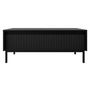 Voir la diapositive 3 : BEST MOBILIER Girona - table basse - noir - 100 cm