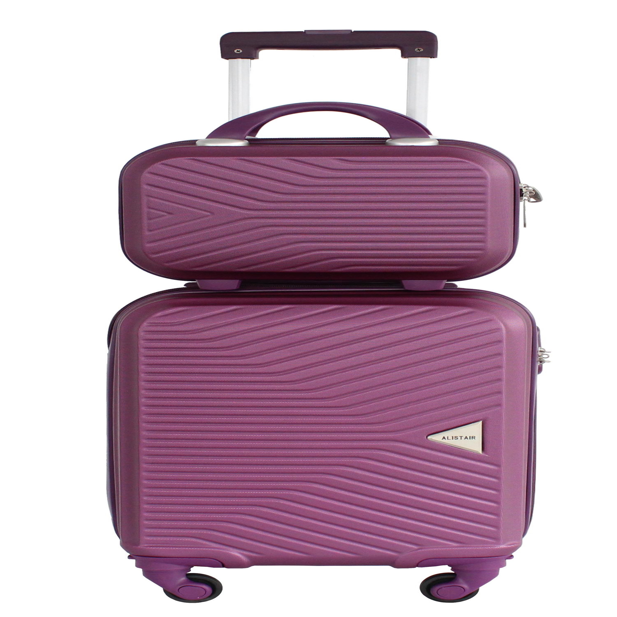 Voir la diapositive 1 : Alistair Valise Cabine 50 cm et Vanity XS Alistair - Collection Iron - 4 roues - ABS ultra résistant